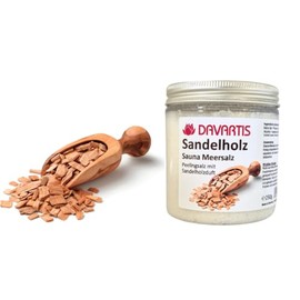Davartis - Sauna Meersalz Körper Peelingsalz Sandelholz - 250g