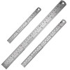 KEWAYO Metal Ruler Set, Machinist Ruler Kit，Straight Edge Measuring Tool,