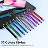Stylus Pens for Touchscreens,MEKO 10 Pack Thin Rubber Tip Stylus