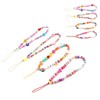 Beaded Phone Strap Y2K Beaded Phone Charms Lanyard Wrist Strap,8