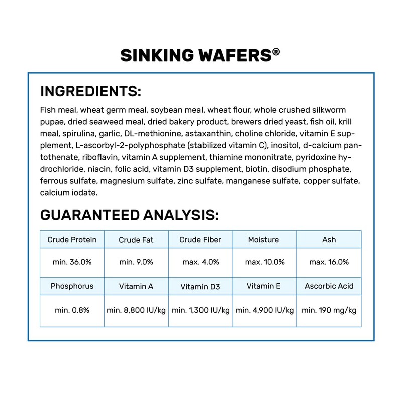 Hikari Tropical Sinking Wafers for Catfish, Loaches and Bottom Feeders