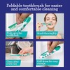 Gurunanda Cepillo Polvo Dientes Plegable Cubierta Integrada Perfecto Viajes Senderismo