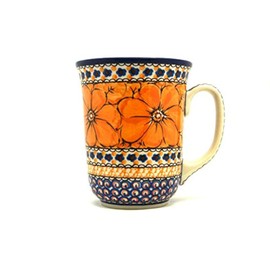 Polish Pottery Mug - 16 oz. Bistro - Unikat Signature U408B