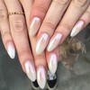 Magic White Pearl Chrome Nail Powder Solid Shell Fairy Glitter