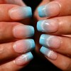 Sethexy Coffin Press on Nail Short - Blue Gradient, Cat