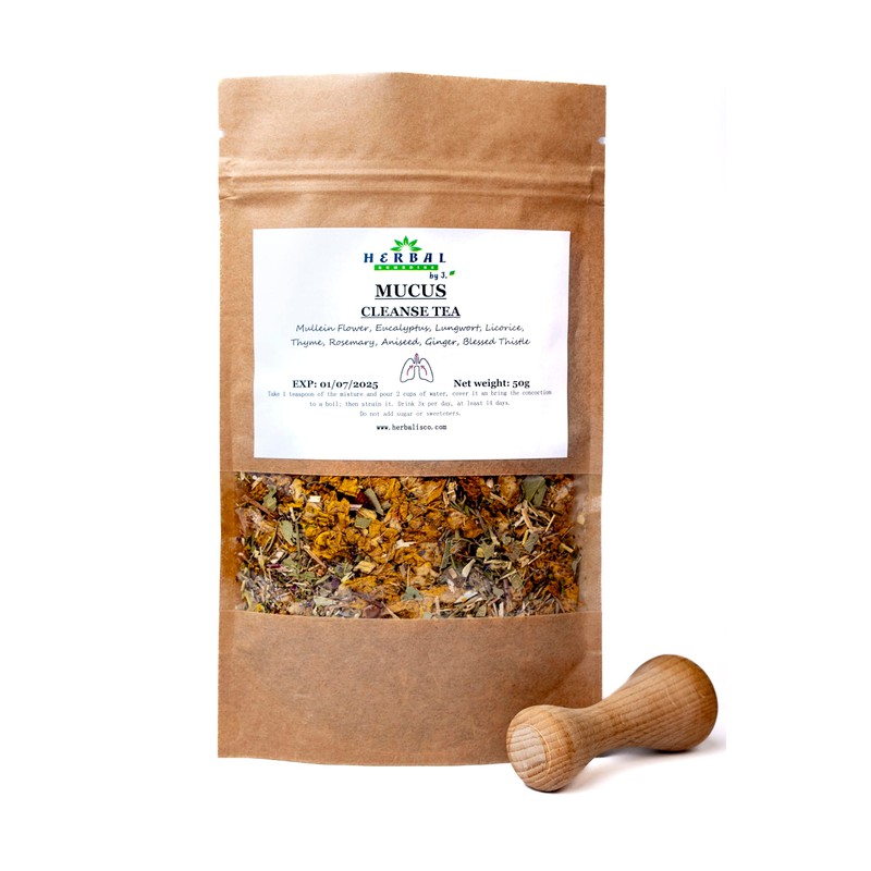 Mucus Cleanse Tea Loose Premium Pure Herbs / 50g -