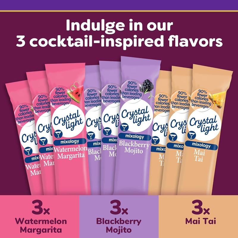 Crystal Light Mixology Variety Pack Powdered Drink Mix, .14 oz