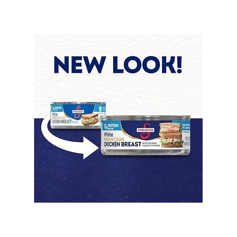 N/A Swanson White Premium Chunk Canned Chicken Breast in Water