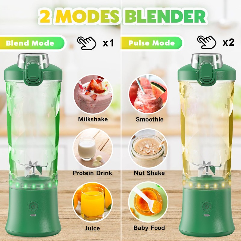 Portable Blender Personal Juicer for Shakes and Smoothies - 20