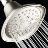 AquaDance Satin Nickel Hot Oval Square Style 6-setting High-Pressure Luxury