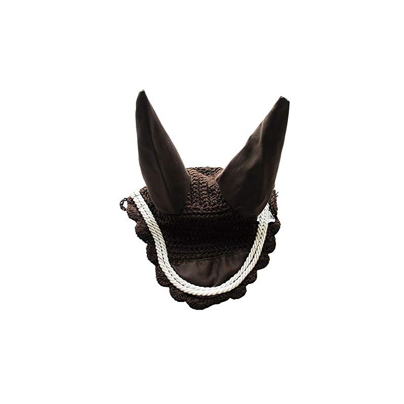 Rhinegold Fly Veil/Noise Muffler-Pony-Brown