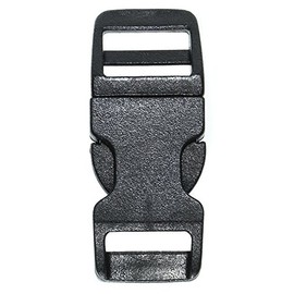 Paracord Planet Brand Contoured Side Release Black Buckle – Multiple Size and Quantity (1/2 Inch, 10 Pack)