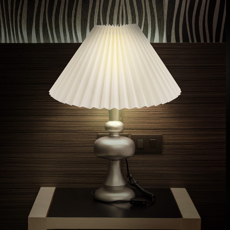 Simple Lamp Shades Pleated Light Cover Table Lamp Shade Lamp
