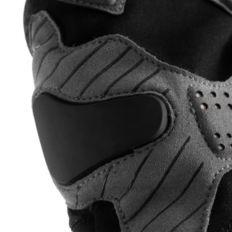 Komine GK-2593 Protective Fingerless Mesh Gloves for Motorcycles Light Grey