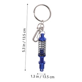 Alipis Pcs Realistic Car Coilover Spring Shock Absorber Keychain Pendant Automotive Key Chain Unique Design for Car Enthusiasts