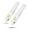 Bonlux 2-Pack 6W GX23 2-Pin LED PL Retrofit Lamp 13W