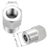 sourcing map Reducing Pipe Connection Adapter 1/2 NPT Male to