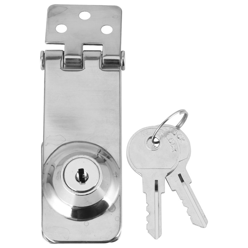 Keyed Hasp Locks Stainless Steel Locking Hasp Latch for Boat