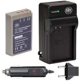 BM Premium BLS-50, PS-BLS5 Battery and Charger for Olympus OM-5, OM-D E-M5 III, E-M10, E-M10 III, E-M10 IV, E-PL7, E-PL8, E-PL9, E-PL10, Stylus 1 Cameras
