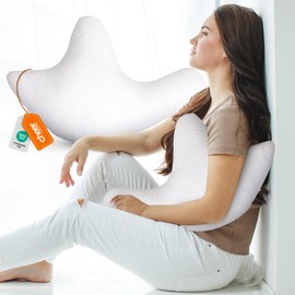 Cheer Collection Rotator Cuff Pillow (White) - Shoulder Surgery Pillow & Shoulder Support Pillow - Post Surgery Shoulder Pillow - Arm Pillow for Side Sleepers