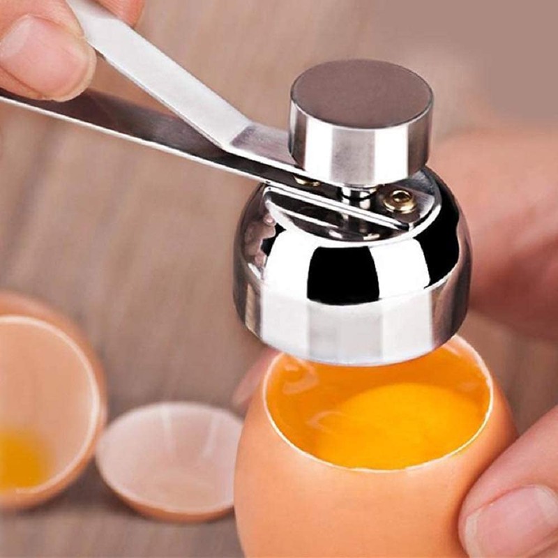 Mayata 2PCS Metal Stainless Steel Egg Scissors Egg Topper Cutter