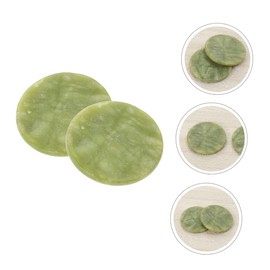 NOLITOY Pcs Jade Gaskets for Lash Extension Glue Reusable Non-porous Suitable for Diy Lash Extension Kit