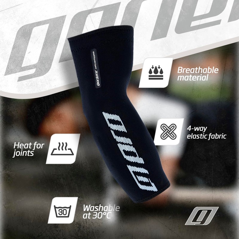 Gorletic Elbow Compression Sleeves (Pair) - Elbow Support - Non-Slip