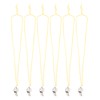 24pcs Stainless Steel Sports Whistles with Lanyard Loud Crisp Sound