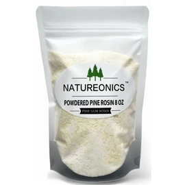 Powdered Pine Gum Rosin 8 Oz, Pine Resin, Pine Resin for Beeswax Wraps, Pine Gum Rosin for Beeswax Wraps, Pine Pitch Resin, Pine Sap, Rosin for Dancers, Base Ball, Bowling, Tennis, Gym and Rodeo.