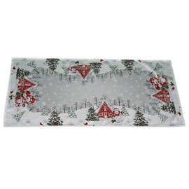 texpot Table Runner 40 x 90 cm Snowman Christmas Winter Village