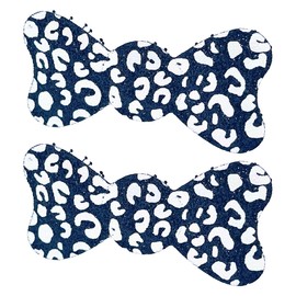 KAMIPITA Glitter Series Cute Hair Clip, Hair Clip, Glitter, Short Hair, Fashionable, Non-Result, Non-Trace, Cute (2.36 * 1.18inches)… (Pattern-Black)