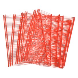 sourcing map 1500Pcs Mini Stitch Gun Fasteners, 65mm/2.56" Micro Fasteners Stitch Gun Refill Quick Clothing Fixer for Clothing Fine Stitch Tag Gun, Red