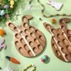 Cinnvoice 2 Pcs 15x10inch Easter Deviled Egg Platter Easter Egg