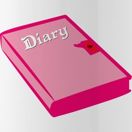 CafePress Princess Diary Stainless Water Bottle 1 1.0L (34 oz) Stainless Steel Water Bottle