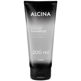 ALCINA Colour Shampoo Silver, 1 x 200 ml - Colour-Protecting Care Shampoo for Light Blonde and Silver Hair - Shine and Care for Coloured and Highlighted Hair
