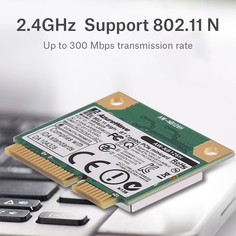 VBESTLIFE 2.4G Bluetooth WiFi 2 in 1 Wireless Card for