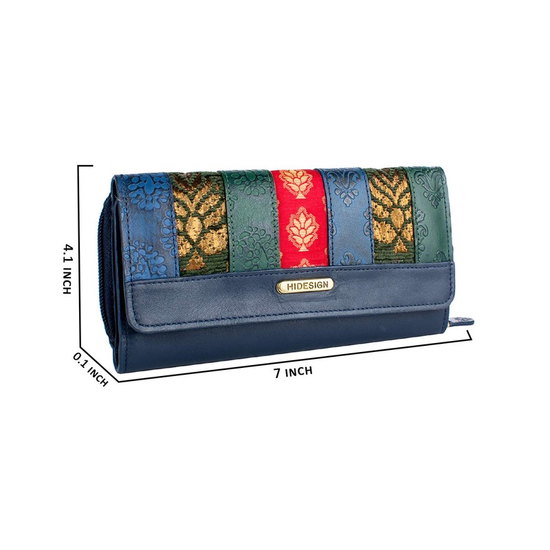 Hidesign Hema - portafolios de piel para mujer, multicompartimento, bloqueo