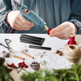 10 teile/satz 7x150mm Bunte Heißkleber Sticks Viskosität DIY Reparatur Werkzeug für 20 Watt Heißklebepistolen (Schwarz)