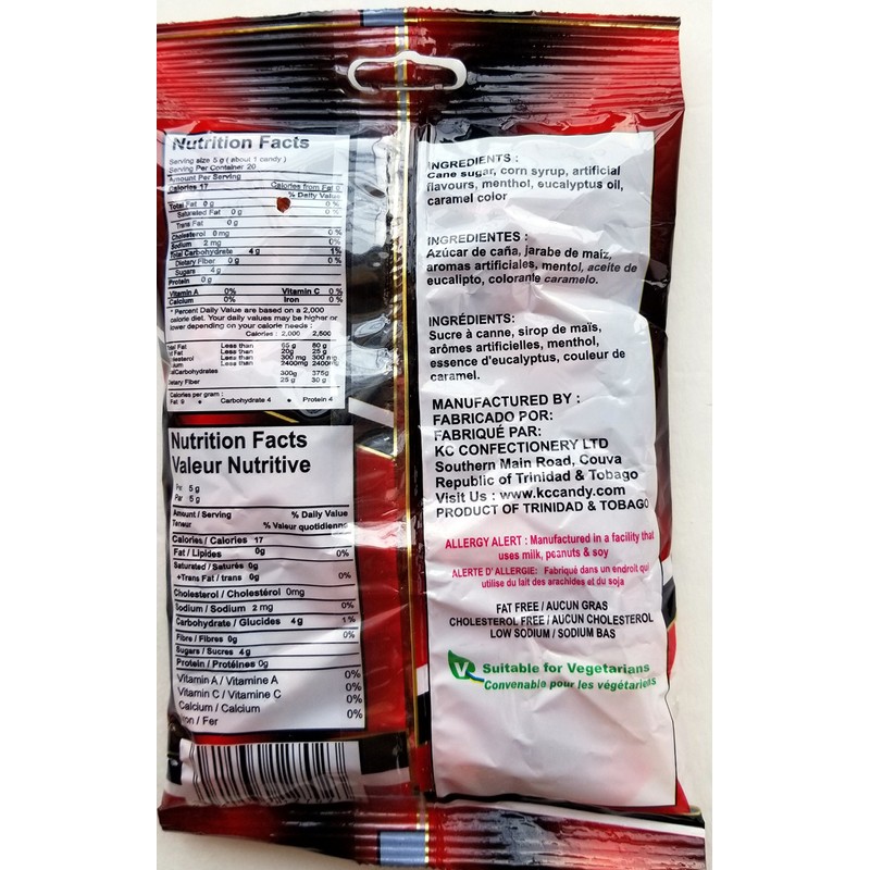 KC AX Candy Mints 3.5 oz each (3-pack)