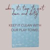 COCONU Play Towel | Microfiber Waffle Weave Couples Towel for