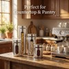 QWORK 4pc Stainless Steel Canister Set with Airtight Lids and