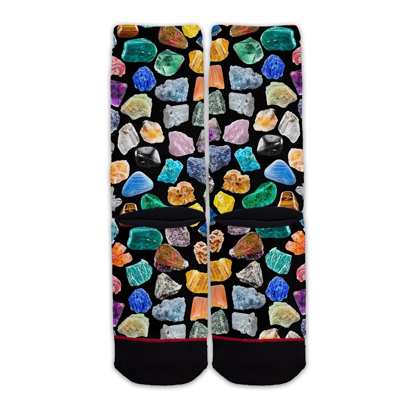 Function - Minerals Rock Geology Stone Crystal Unisex Crew Socks