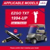 SUPGCPER 4PCS EZGO Front and Rear Shocks, 1994-UP EZGO TXT