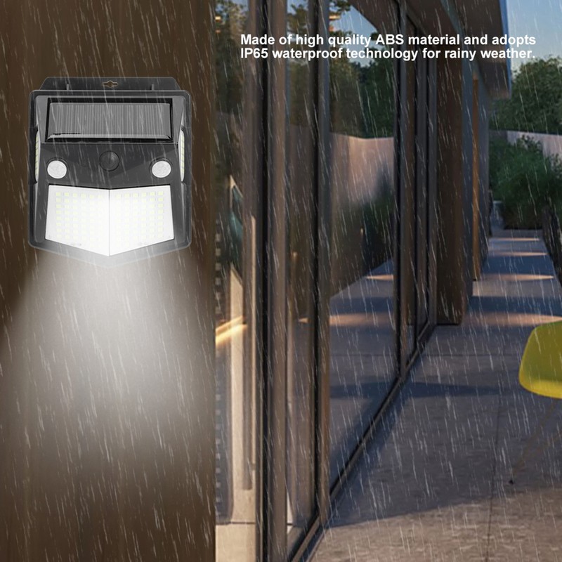 160LED Solar Power Wall Light Automatic Motion Sensor Lights Sensor