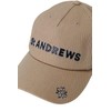 St Andrews 042-4287051 Unisex Cap (Brushed Twill Logo, Adjustable Size)