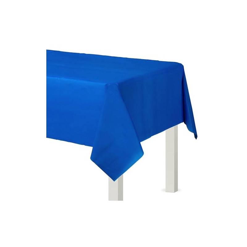 Rectangle Plastic Disposable Table Cloth Covers for Birthday BBQ Party