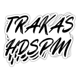 HOSALA (3in - 3Pcs) Trakas HDSPM Sticker - Stickers De Trakas HDSPM Calcomanía - Adul Humor Mexican Gift Adult Jokes Meme Decal Decoration for Truck Laptop Window Helmet Bumper
