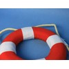 Hampton Nautical Vibrant with White Bands Life Ring Decoration, 6",