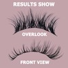Cluster Lashes QUEWEL 72 Pcs Wide Stem Individual Lashes C/D