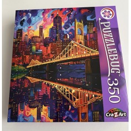 Cra-z-art.com New Puzzle New York City Skyline 350 Pieces 20" x 12" Puzzlebug DeLuxe